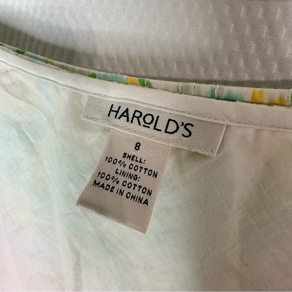 Vintage Harolds Floral Multicolor Skirt - Picture 5 of 7